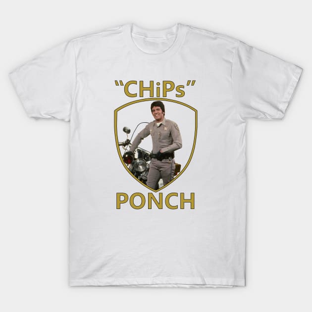 CHiPs - Ponch T-Shirt by HellraiserDesigns